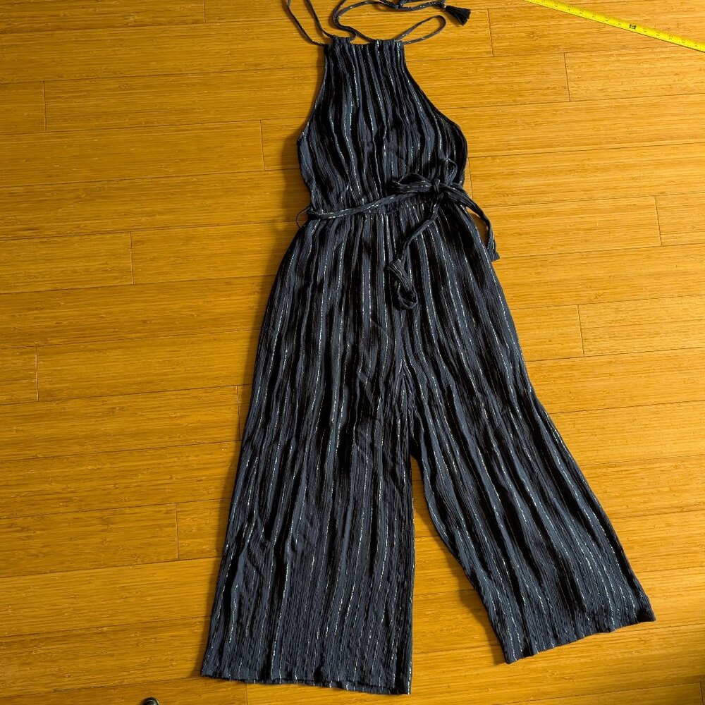 Navy and Silver THML Jumpsuit, XS